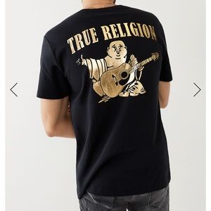 True Religion mens Black tshirt